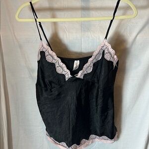 Y2K Lace Camisole, No Boundaries, womens sz XL